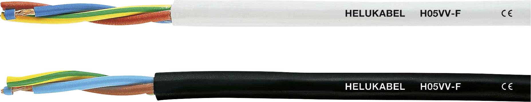 Helukabel H05VV-F Steuerleitung 2 x 1 mm² Schwarz 29458-100 100 m