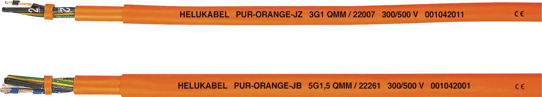 Helukabel PUR-Orange JB Steuerleitung 4 G 2.50 mm² Orange 22264-100 100 m
