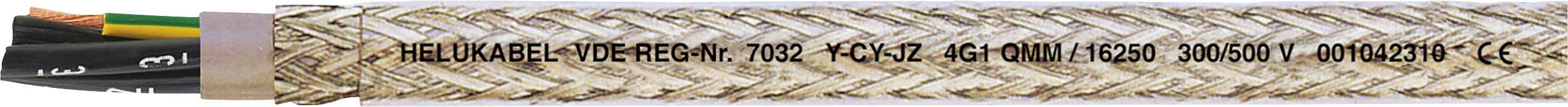Bild von einem geflochtenen elektrischen Kabel mit der Aufschrift: 'H07 V-F 3G1.0mm'. Kabel hat schwarze, grüne und braune Drähte.