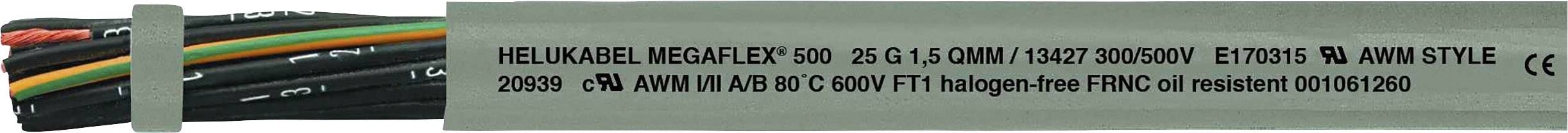 Helukabel MEGAFLEX® 500 Steuerleitung 8 G 0.50 mm² Grau 13352-100 100 m