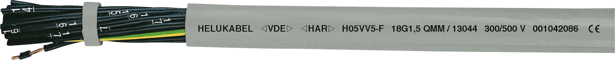 Helukabel Steuerleitung 7 G 0.50 mm² Grau 13005-100 100 m