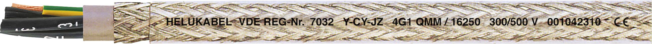 Dreifarbige elektrische Kabel mit Isolierung und Geflechtschicht. Kabelaufschrift: 'H05VV-F...'. Geeignet für Niederspannungsanwendungen.