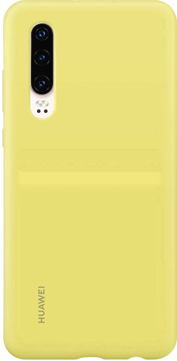 HUAWEI Silicone Car Case Backcover Huawei P30 Gelb