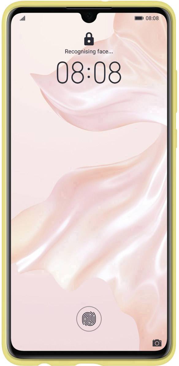 HUAWEI Silicone Car Case Backcover Huawei P30 Gelb