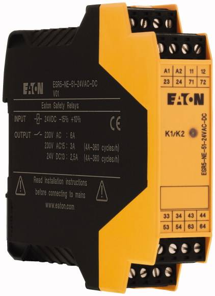 Sicherheitsrelais ESR5-NE-51-24VAC-DC Eaton (B x H x T) 22.5 x 99 x 114.5 mm 1 St.
