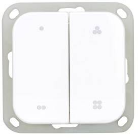 OPUSgreenNet 563.087.27 Wandschalter Weiß EnOcean