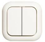 OPUSgreenNet 563129 Wandschalter Weiß EnOcean