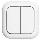 OPUSgreenNet 563130 Wandschalter Weiß EnOcean