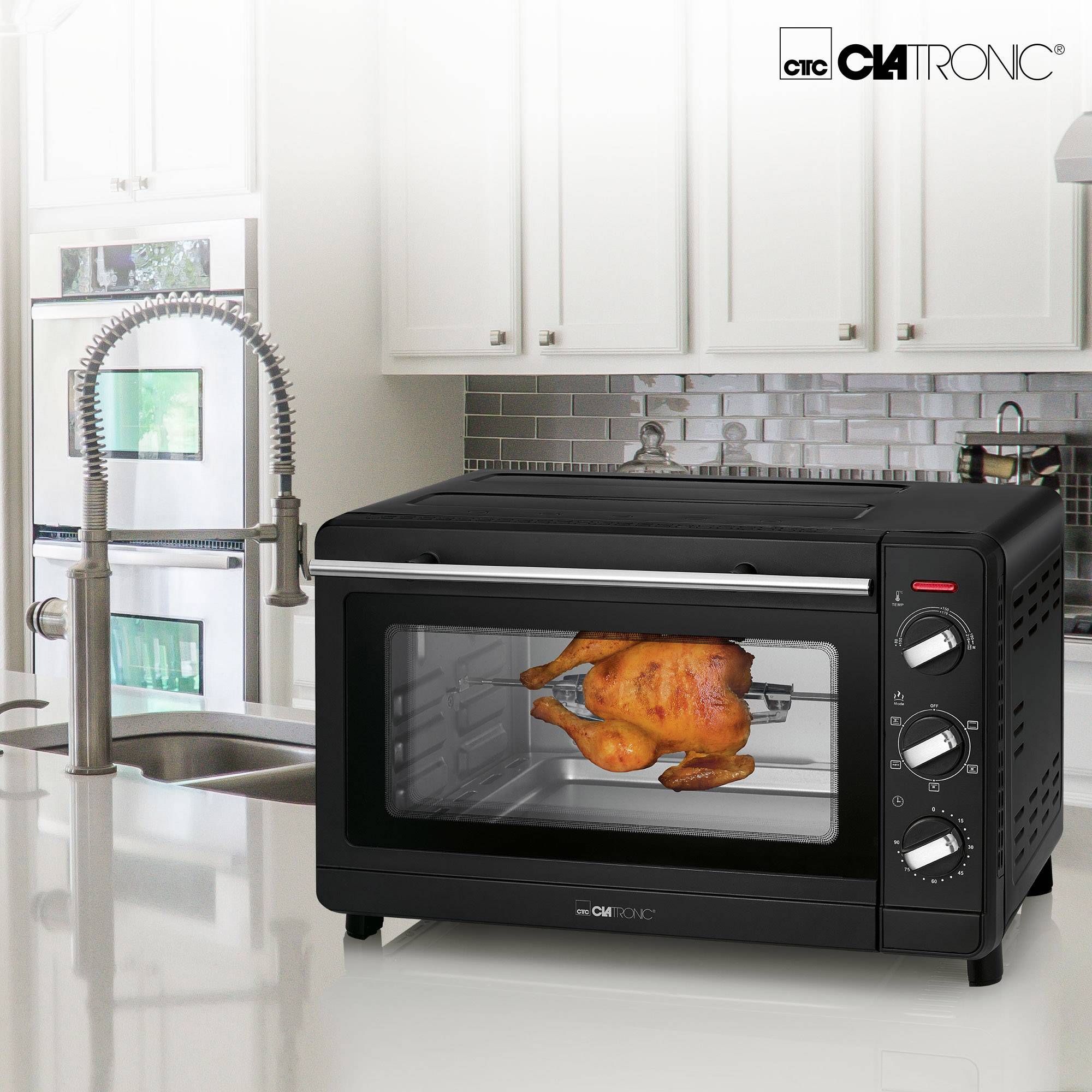 Clatronic MBG 3728 Minibackofen Heißluft-Funktion 30l