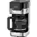 Profi Cook PC-KA 1169 Kaffeemaschine Edelstahl, Schwarz Fassungsvermögen Tassen=14 Glaskanne