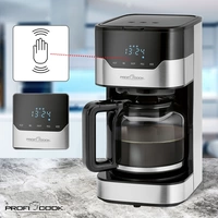 Profi Cook PC-KA 1169 Kaffeemaschine Edelstahl, Schwarz Fassungsvermögen Tassen=14 Glaskanne Profi Cook PC-KA 1169 Kaffeemaschine Edelstahl, Schwarz Fassungsvermögen Tassen=14 Glaskanne