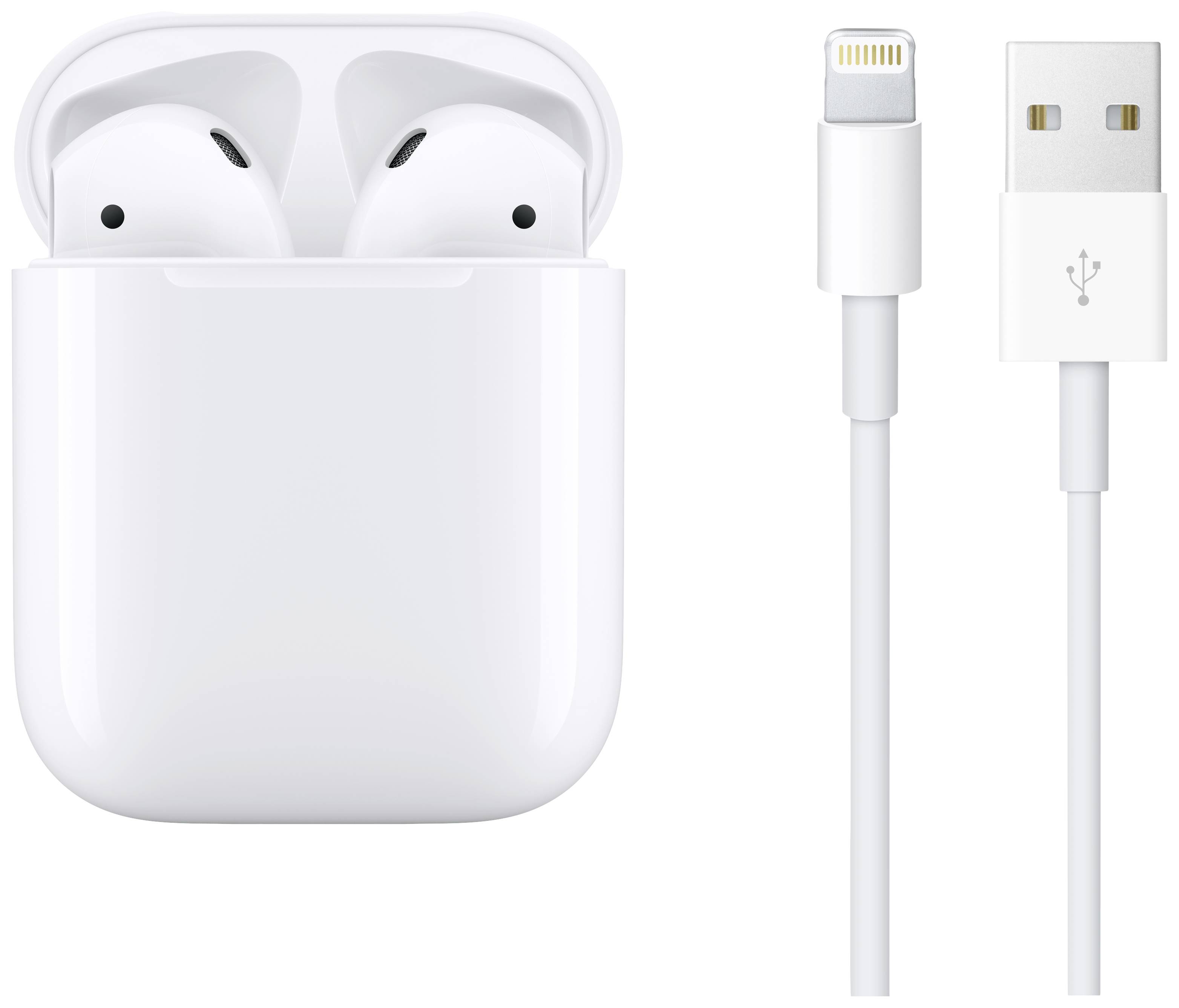 Apple Air Pods Generation 2 + Wireless Charging Case AirPods Bluetooth® Weiß Headset