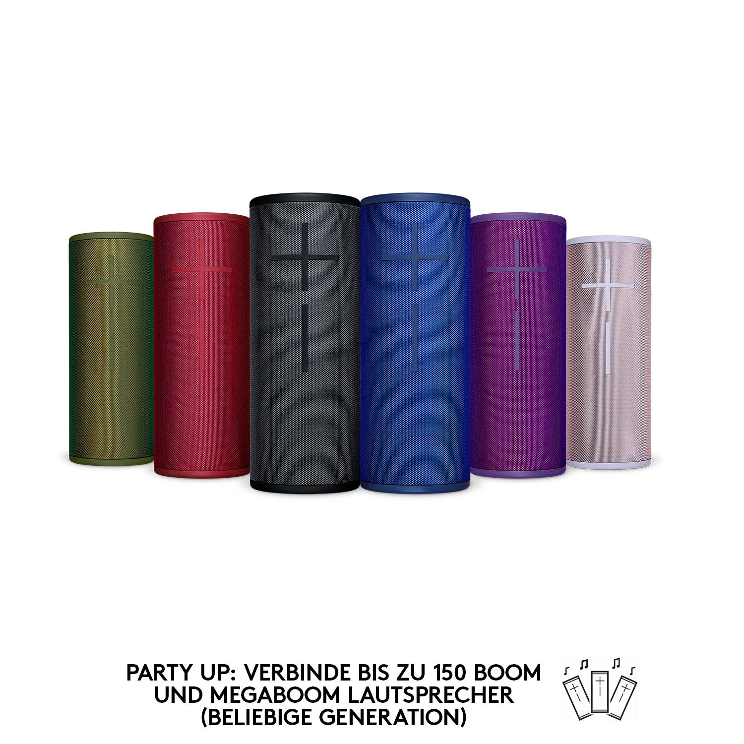 Ultimate Ears MEGABOOM 3 Bluetooth® Lautsprecher tragbar, schockresistent, staubfest, wasserdicht Schwarz