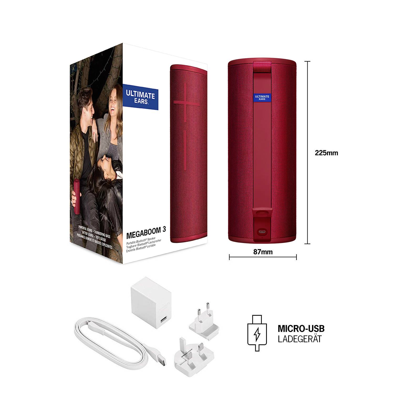 Ultimate Ears Megaboom 3 Bluetooth Lautsprecher