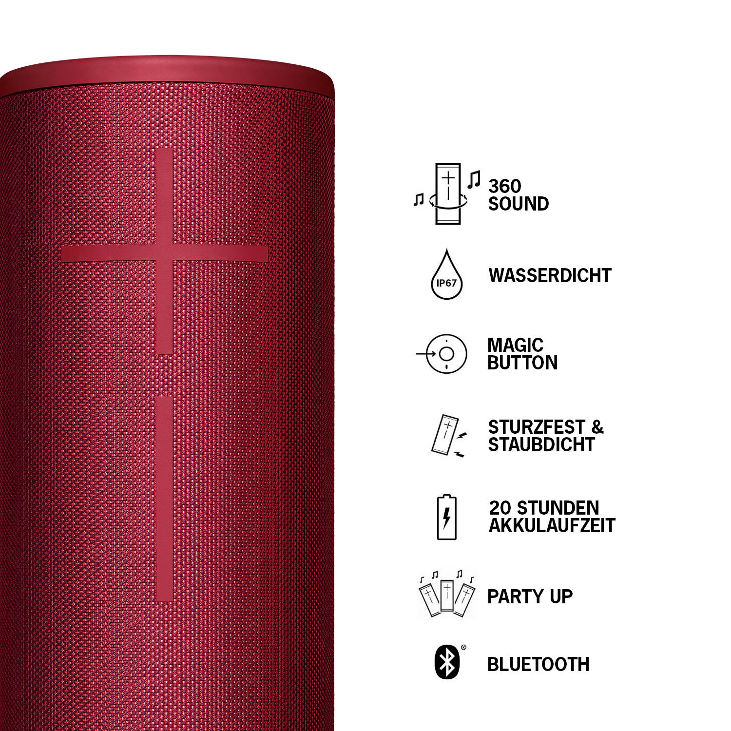 Ultimate Ears Megaboom 3 Bluetooth Lautsprecher