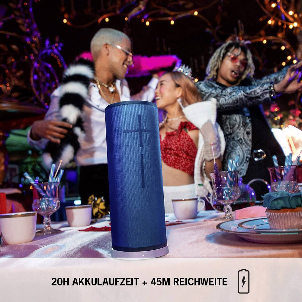 Ultimate Ears MEGABOOM 3 Bluetooth® Lautsprecher tragbar, schockresistent, staubfest, wasserdicht Violett