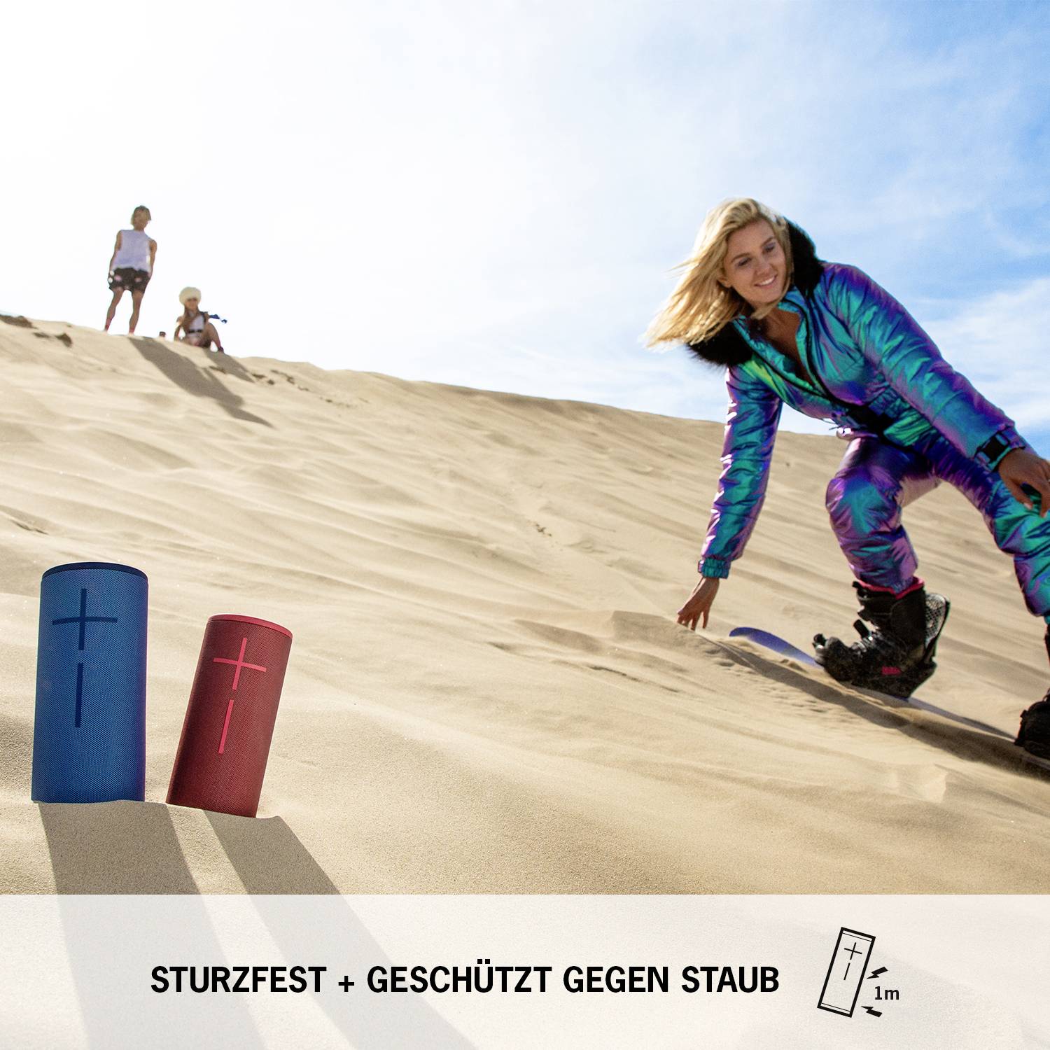 Ultimate Ears Boom 3 Bluetooth® Lautsprecher tragbar, schockresistent, staubfest, wasserdicht Blau