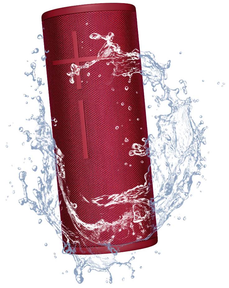 Ultimate Ears Boom 3 Bluetooth® Lautsprecher tragbar, schockresistent, staubfest, wasserdicht Rot