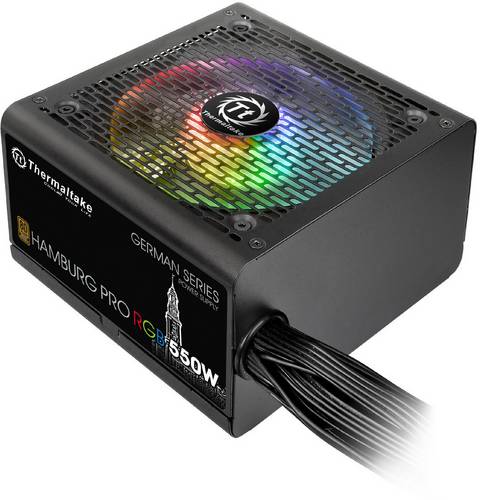 Thermaltake Hamburg Pro RGB PC Netzteil 550W ATX 80PLUS® Bronze