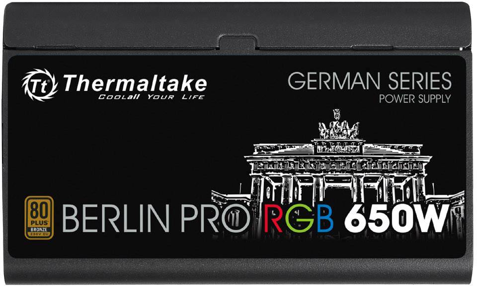 Thermaltake Berlin Pro RGB PC Netzteil 650W ATX 80PLUS® Bronze