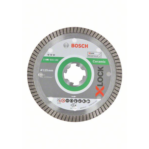Bosch Accessories 2608615132 Diamanttrennscheibe Durchmesser 125 mm 1 St.