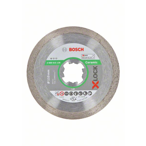 Bosch Accessories 2608615136 Diamanttrennscheibe Durchmesser 110mm 1St.