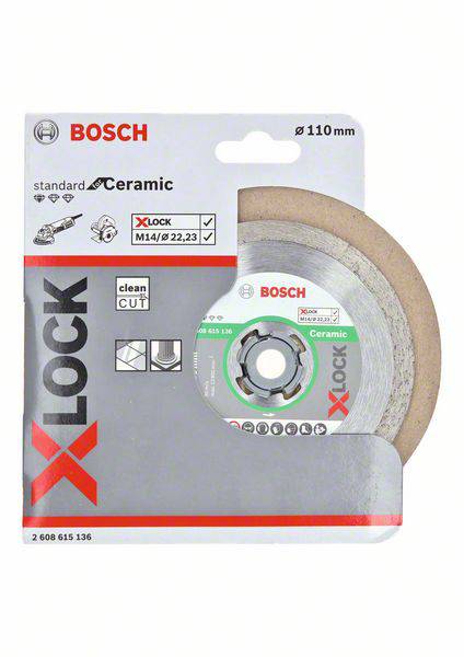 Bosch Accessories 2608615136 Diamanttrennscheibe Durchmesser 110mm 1St.