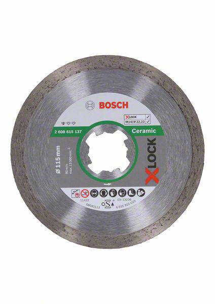 Bosch Accessories 2608615137 Diamanttrennscheibe Durchmesser 115mm 1St.