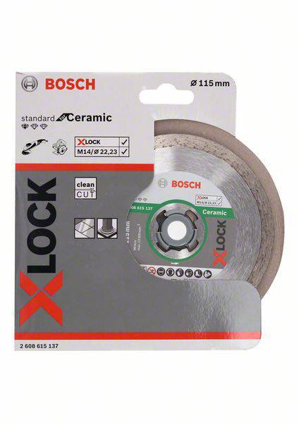 Bosch Accessories 2608615137 Diamanttrennscheibe Durchmesser 115 mm 1 St.