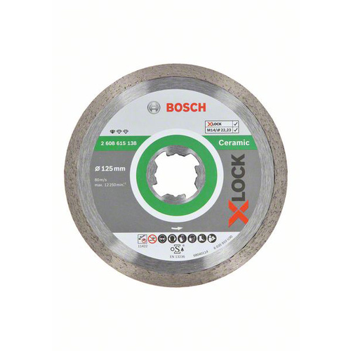 Bosch Accessories 2608615138 Diamanttrennscheibe Durchmesser 125mm 1St.