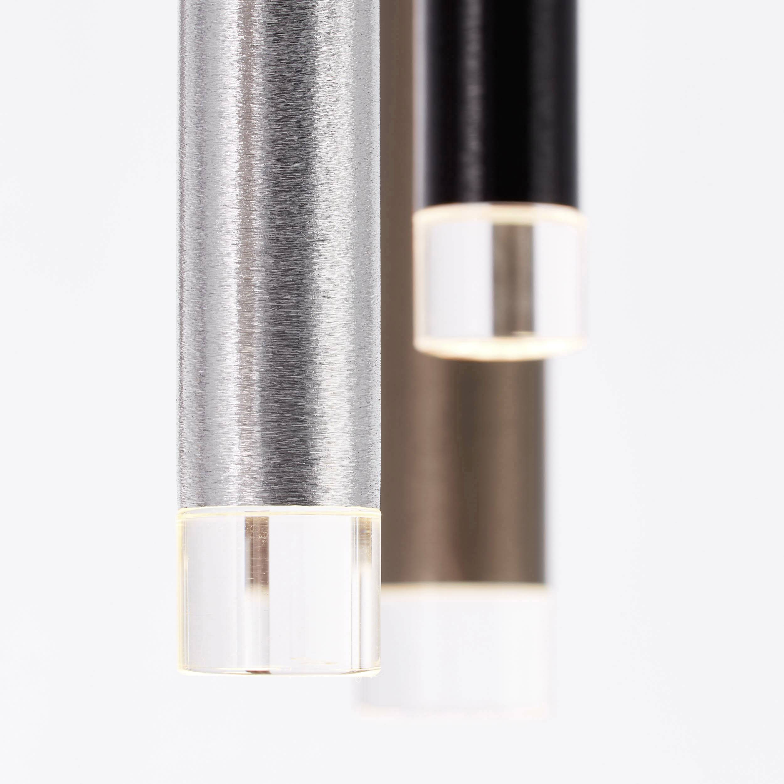 Brilliant G93766/21 Cembalo LED-Deckenleuchte LED LED fest eingebaut 36 W Aluminium, Schwarz, Braun