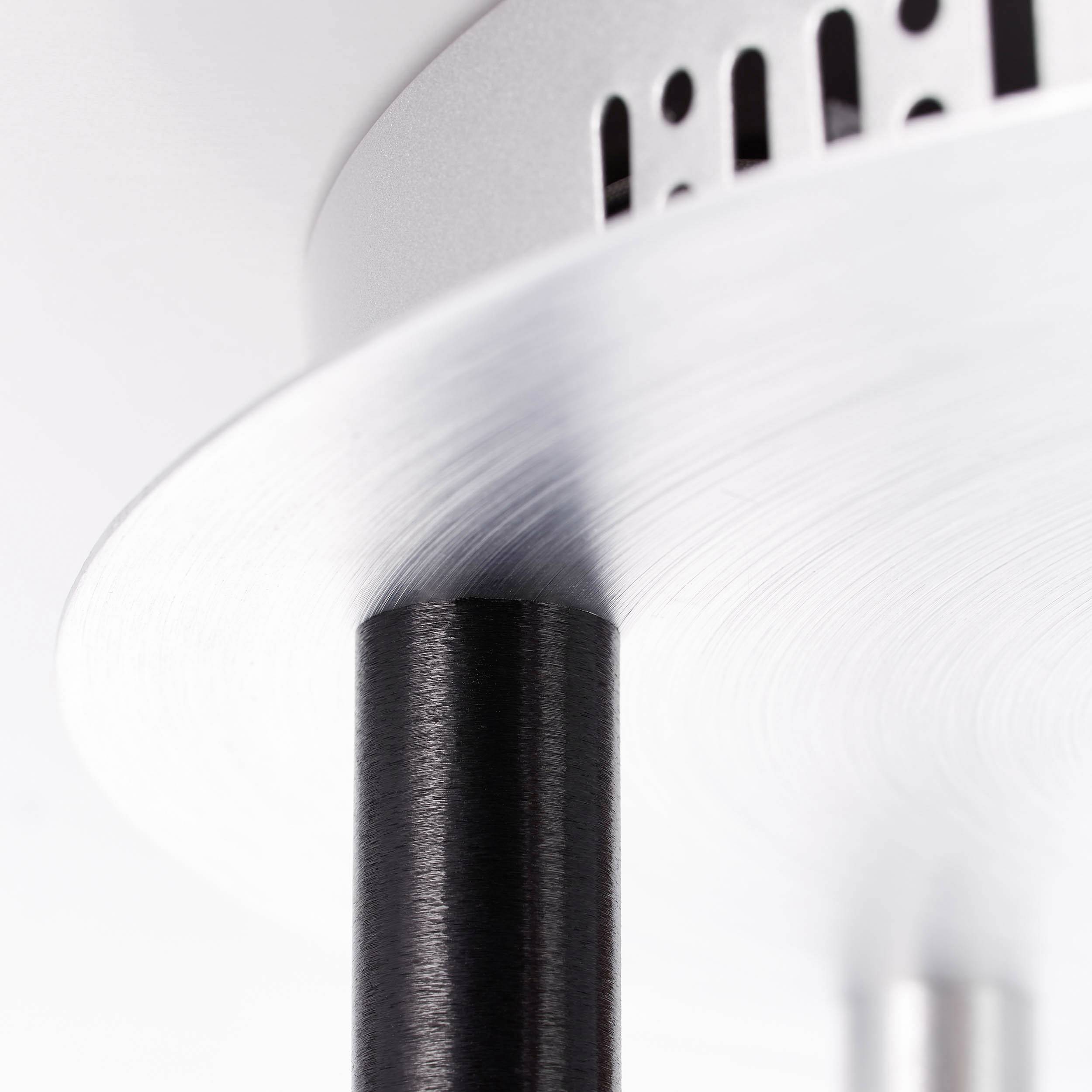 Brilliant G93766/21 Cembalo LED-Deckenleuchte LED LED fest eingebaut 36 W Aluminium, Schwarz, Braun