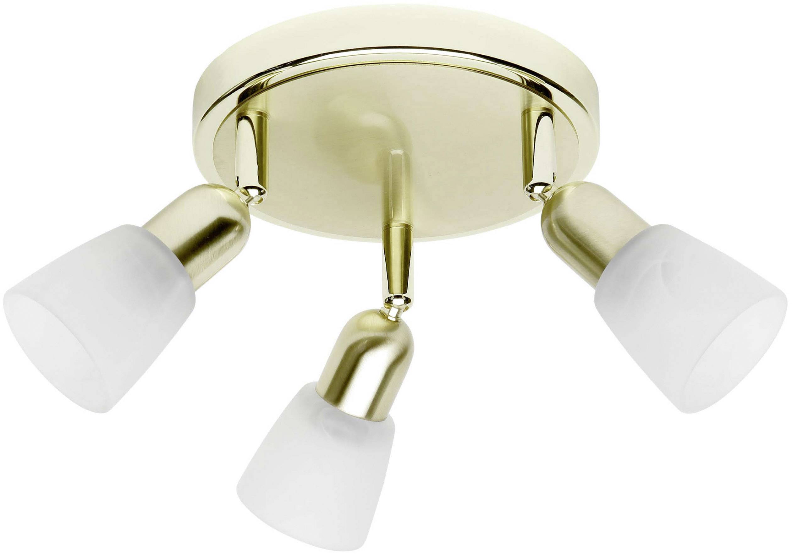 Brilliant Sofia 55334/18 Deckenstrahler LED E14 120W Messing, Alabaster