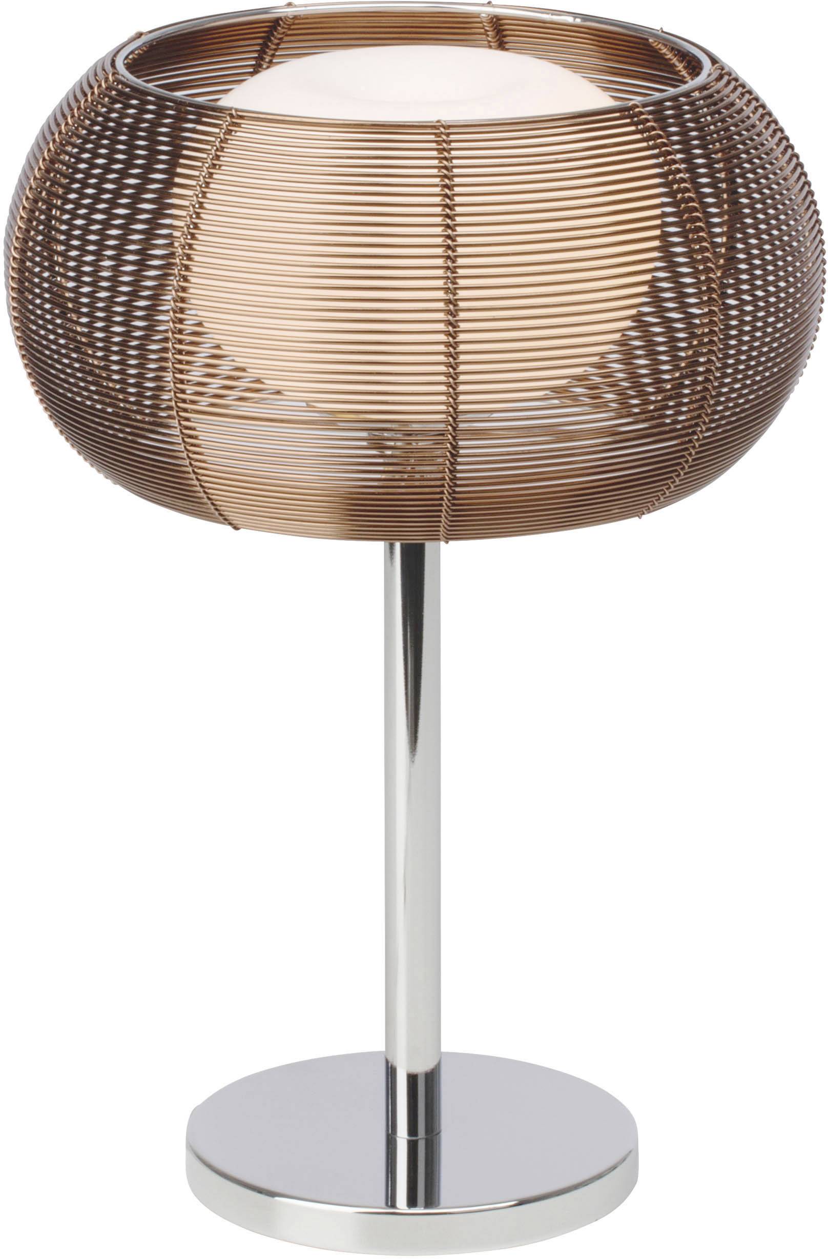 Brilliant Relax 61149/53 Tischlampe LED G9 25 W Bronze, Chrom