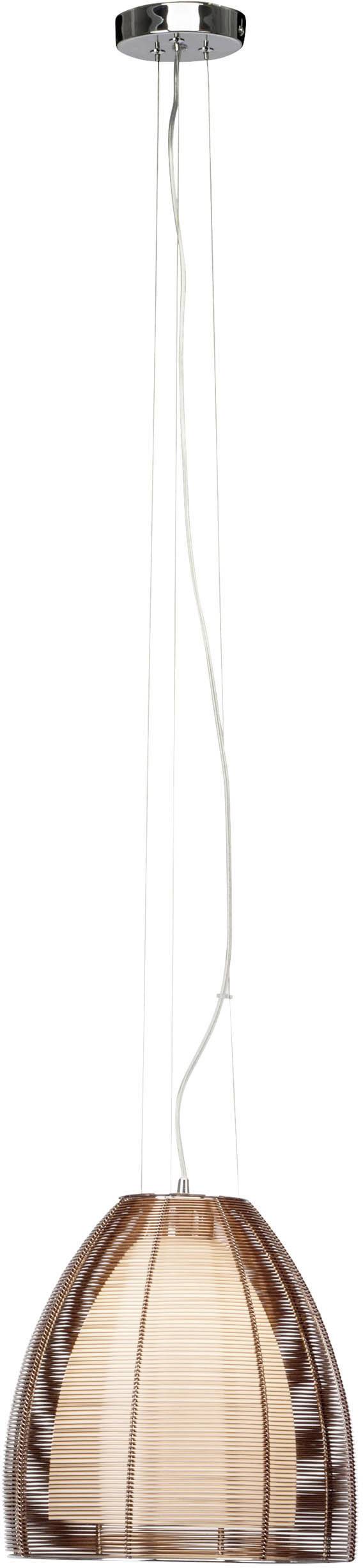 Brilliant Relax 61171/53 Pendelleuchte LED E27 60 W Bronze, Chrom