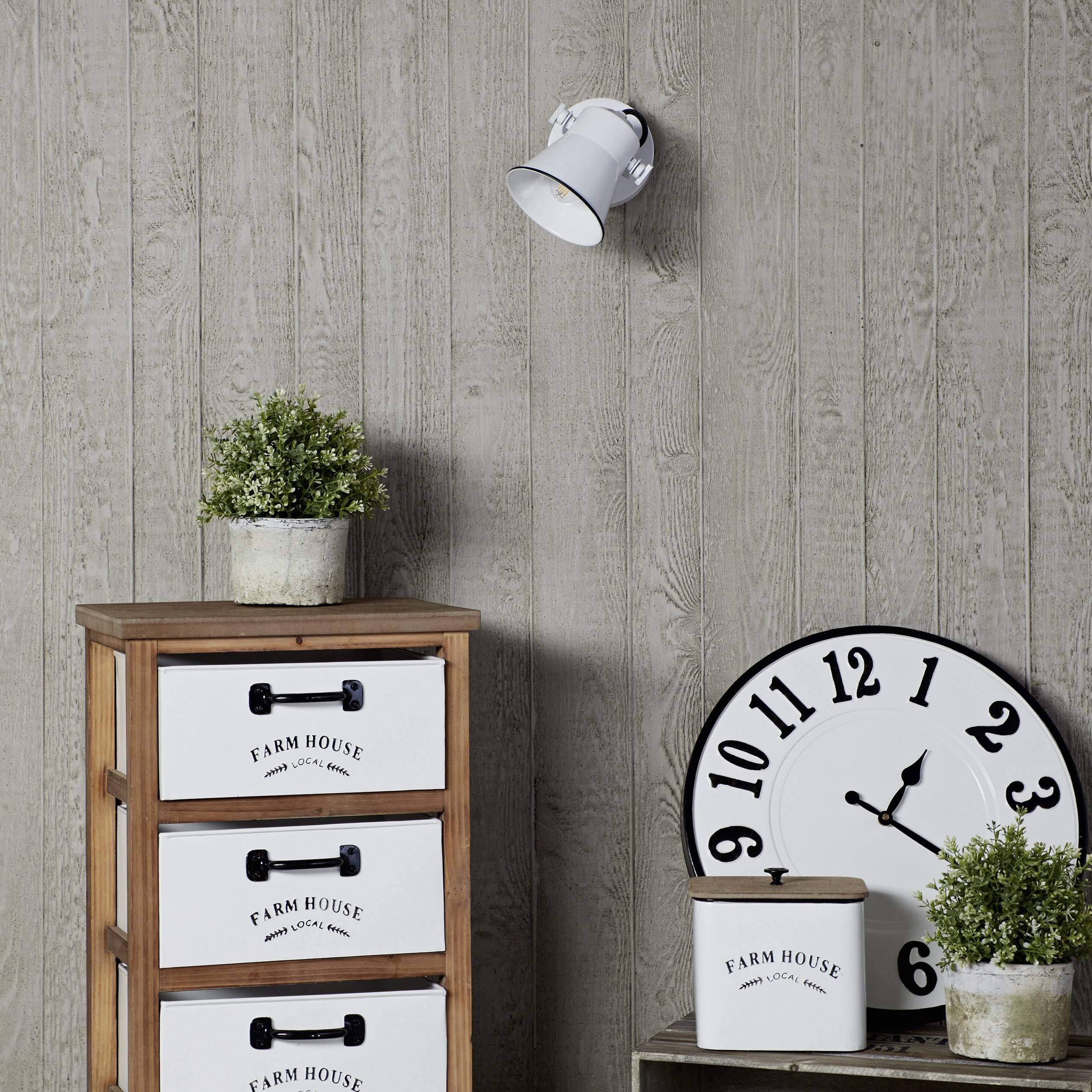 Brilliant Croft 82310/05 Wandstrahler E27 18 W LED Weiß