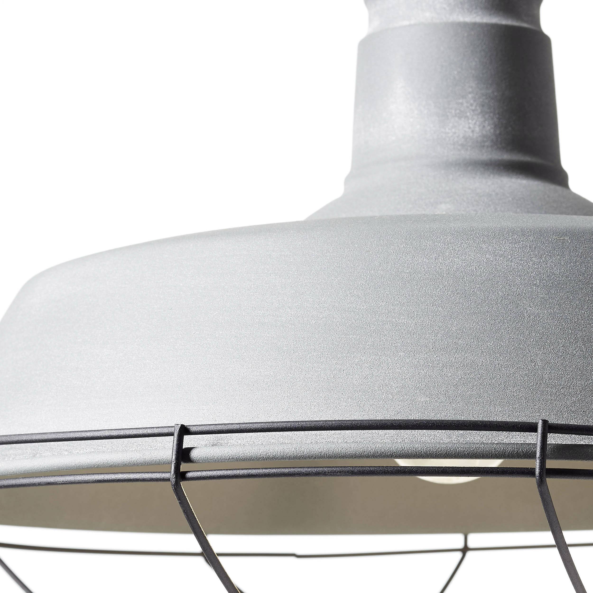 Brilliant Rope 93614/70 Pendelleuchte LED E27 60W Beton-Grau