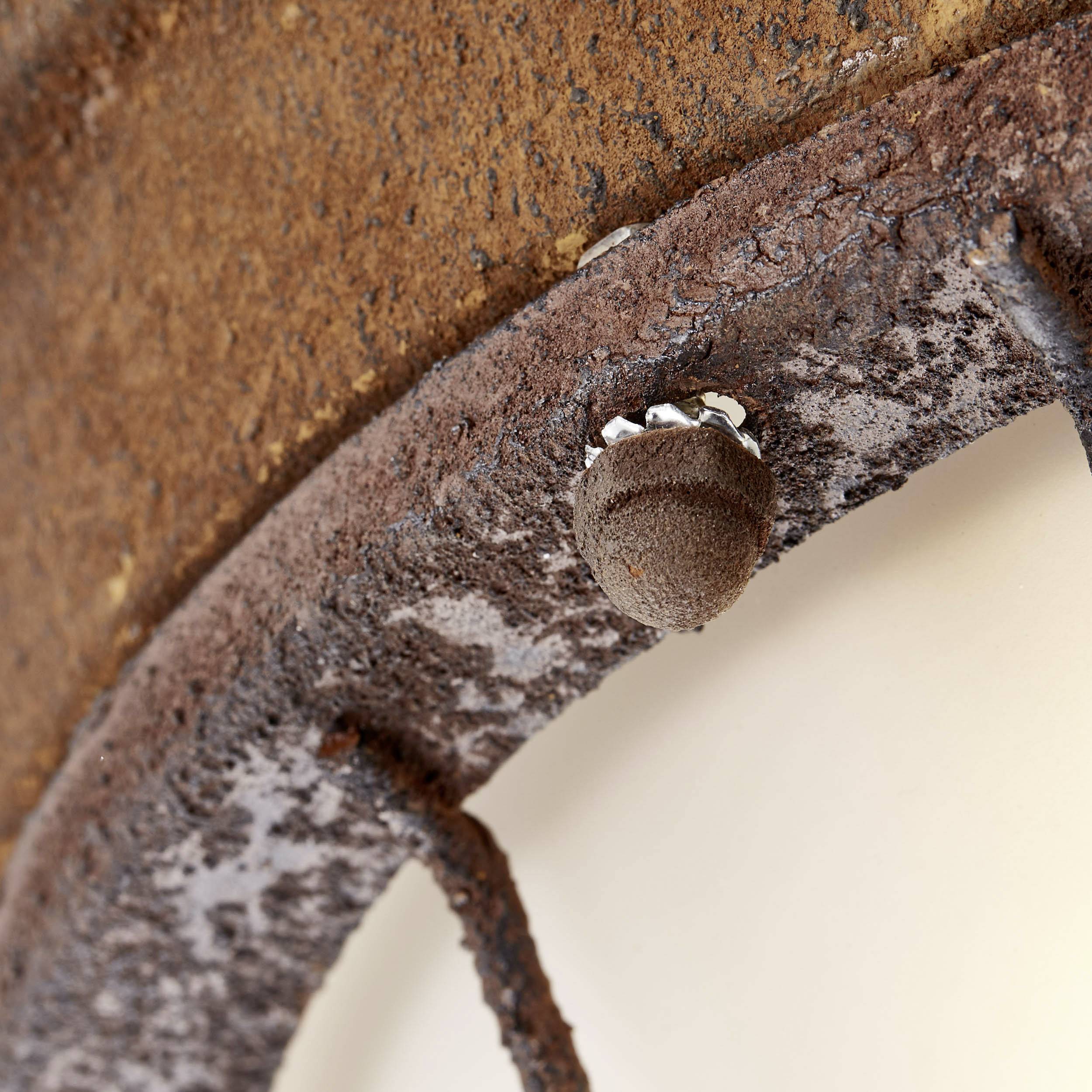 Brilliant 94492/60 Typhoon Deckenleuchte LED E27 80W Rost, Weiß