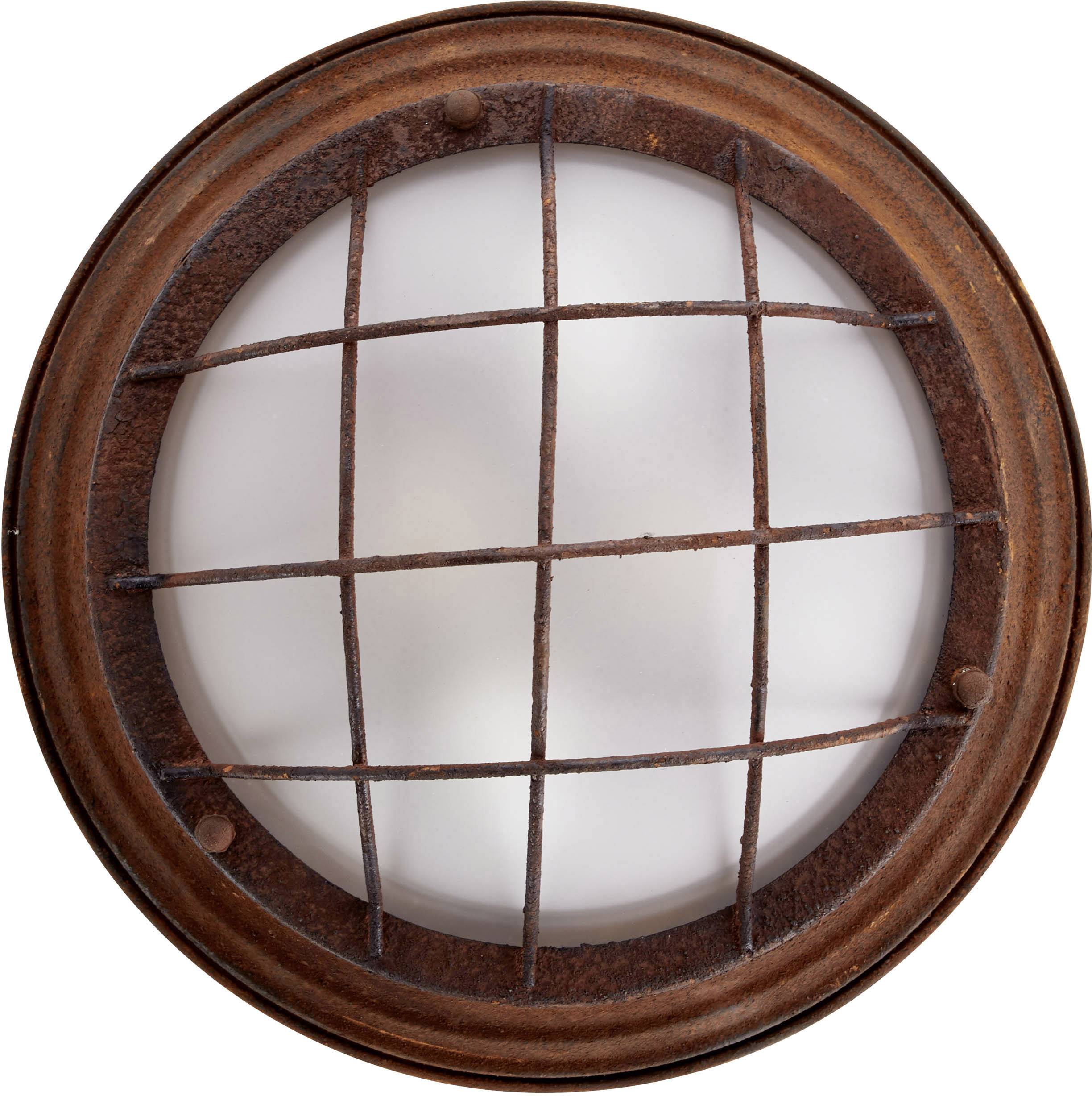 Brilliant 94492/60 Typhoon Deckenleuchte LED E27 80W Rost, Weiß