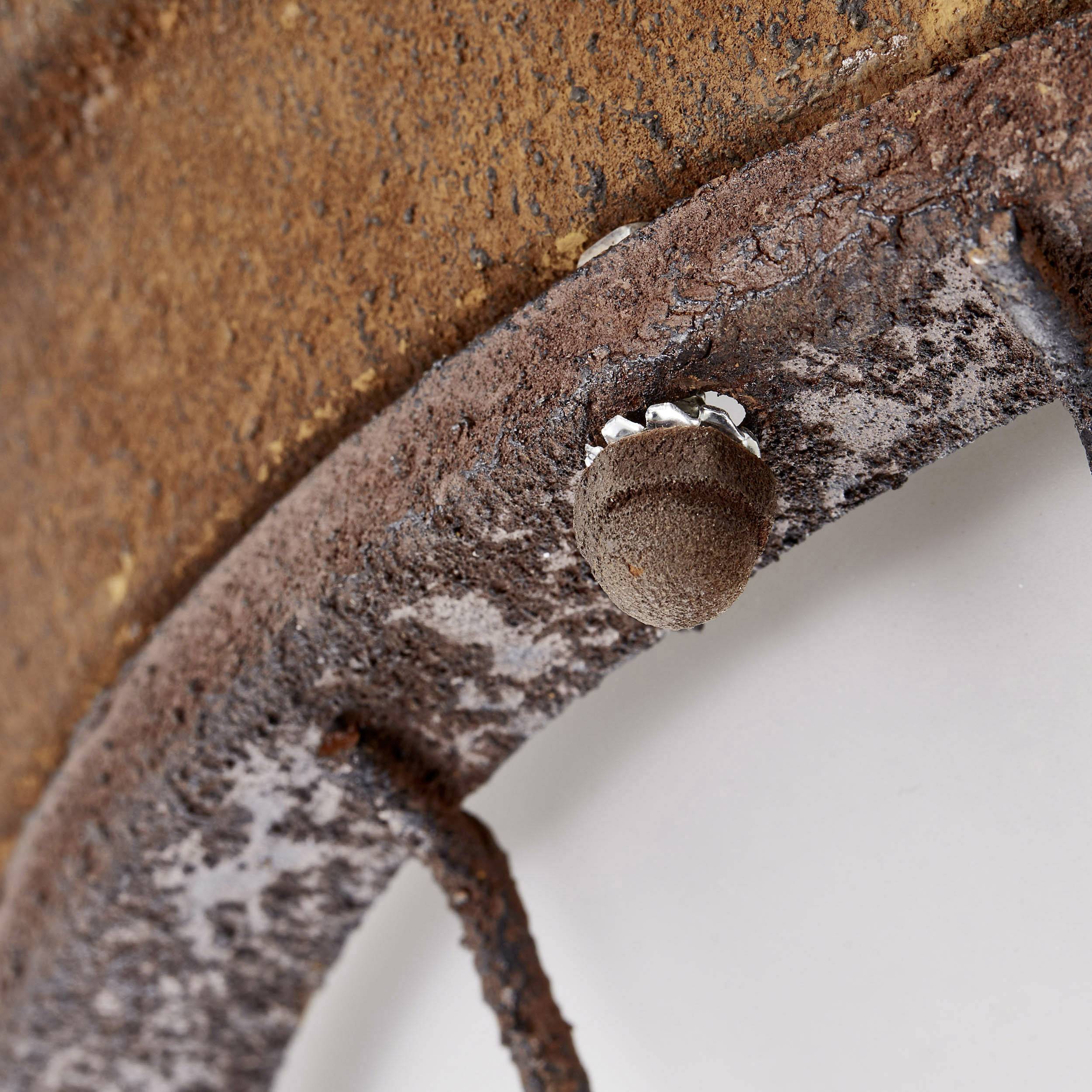 Brilliant 94492/60 Typhoon Deckenleuchte LED E27 80W Rost, Weiß