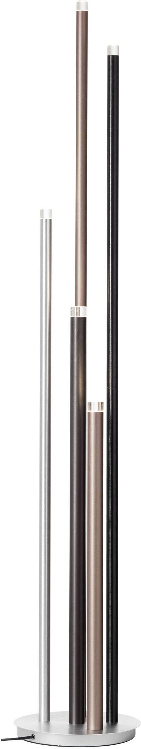 Brilliant Cembalo G93771/21 LED-Stehlampe LED LED fest eingebaut 20 W Aluminium, Schwarz, Braun