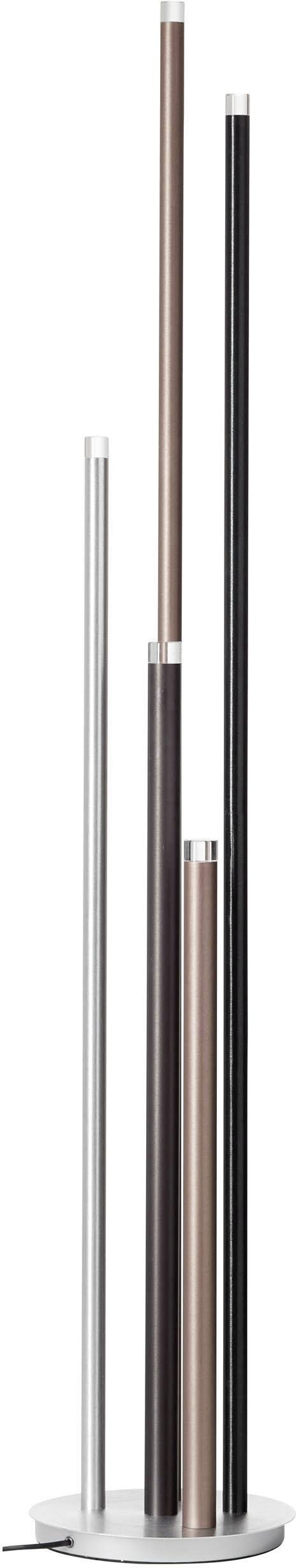 Brilliant Cembalo G93771/21 LED-Stehlampe LED LED fest eingebaut 20 W Aluminium, Schwarz, Braun