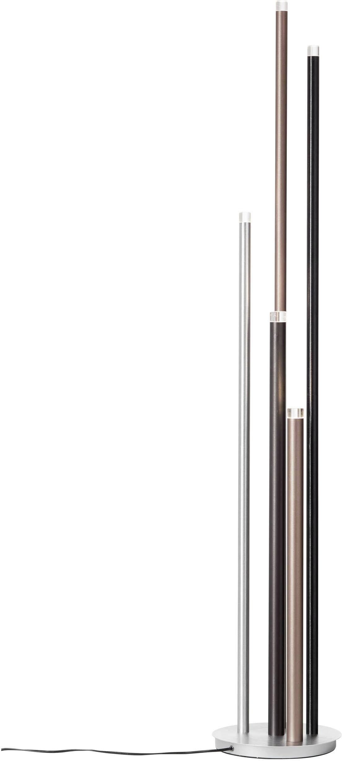 Brilliant Cembalo G93771/21 LED-Stehlampe LED LED fest eingebaut 20 W Aluminium, Schwarz, Braun