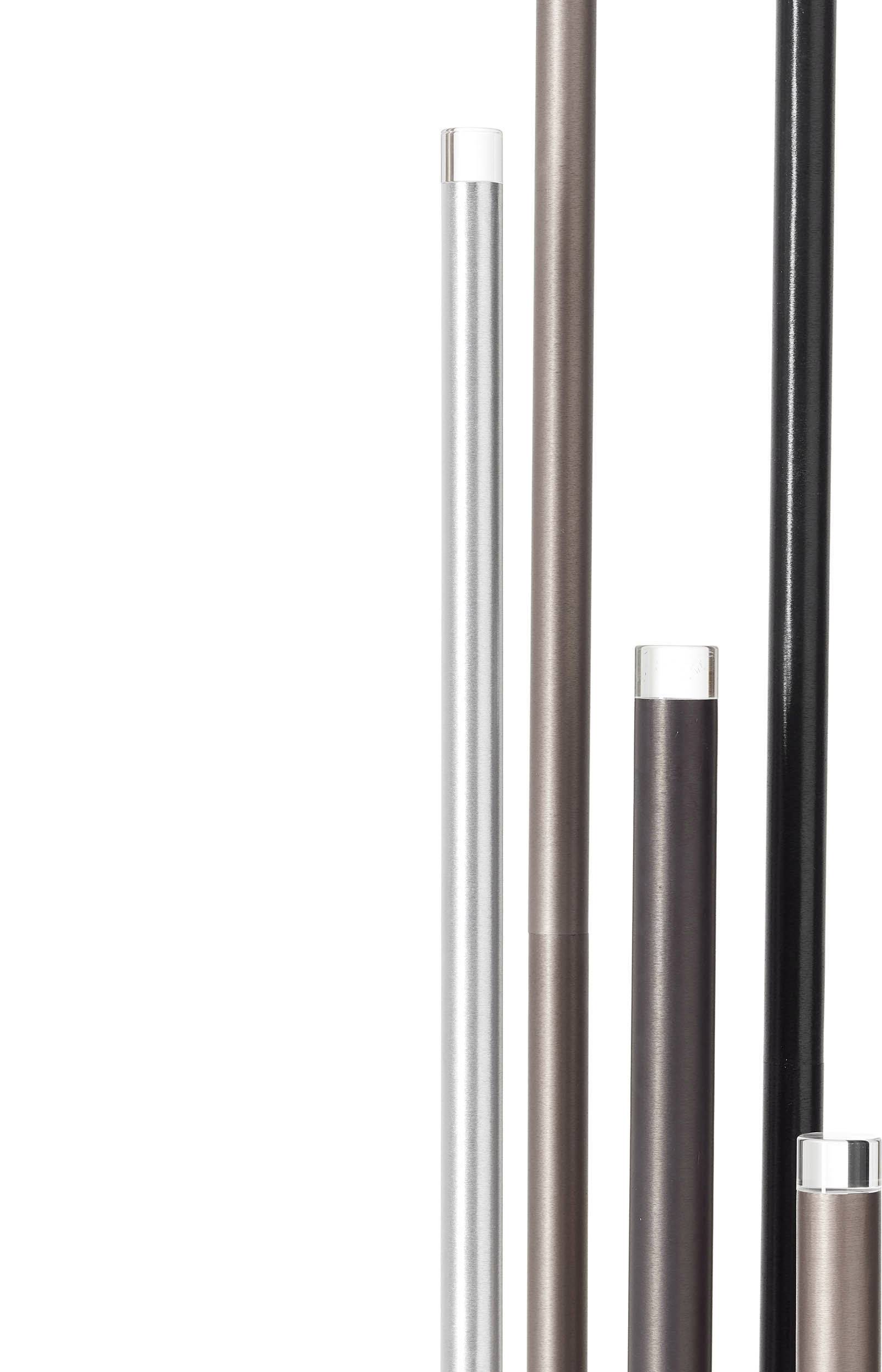 Brilliant Cembalo G93771/21 LED-Stehlampe LED LED fest eingebaut 20 W Aluminium, Schwarz, Braun