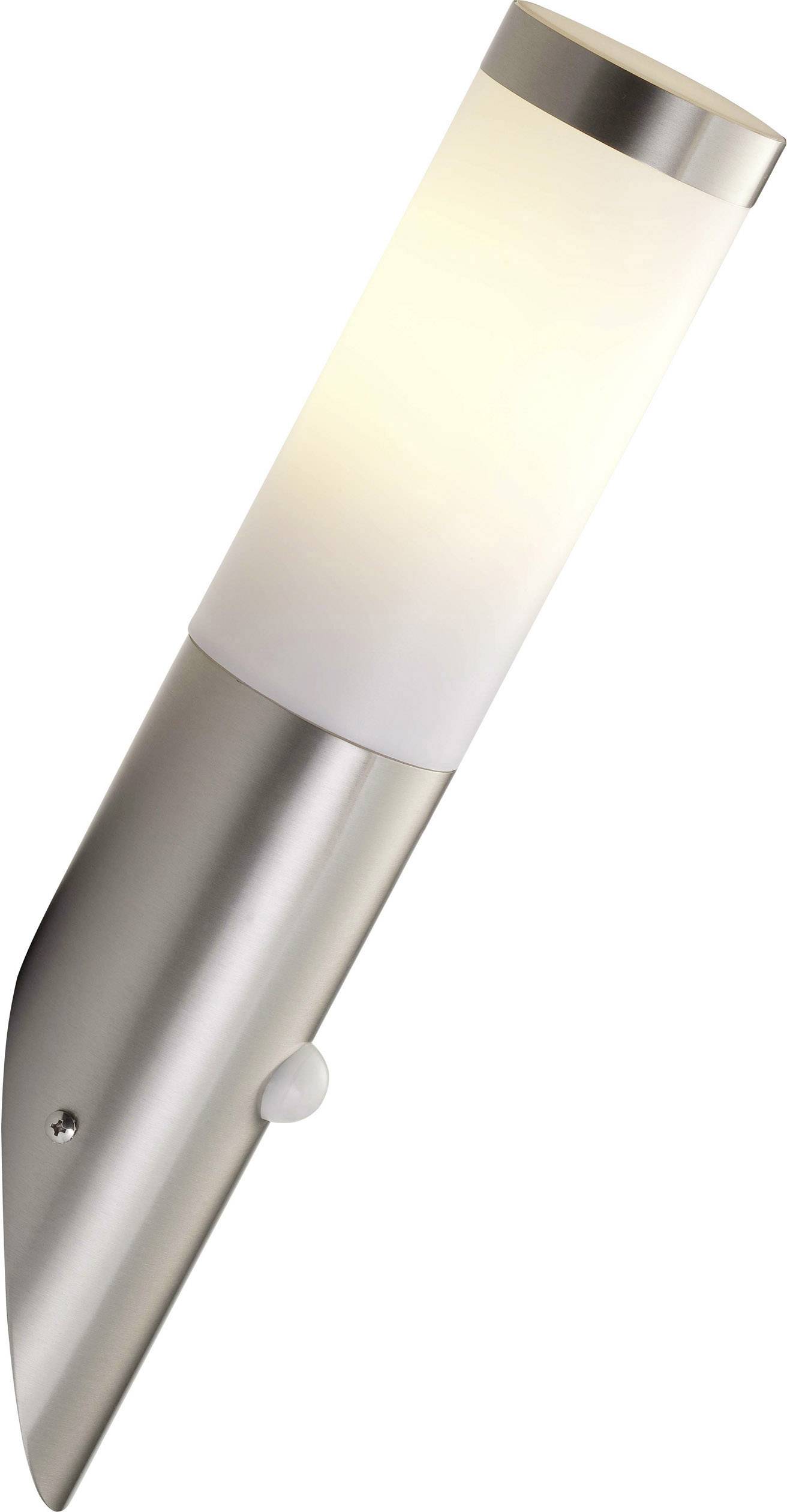 Brilliant Chorus 43697/82 Außenwandleuchte mit Bewegungsmelder LED E27 10W Edelstahl