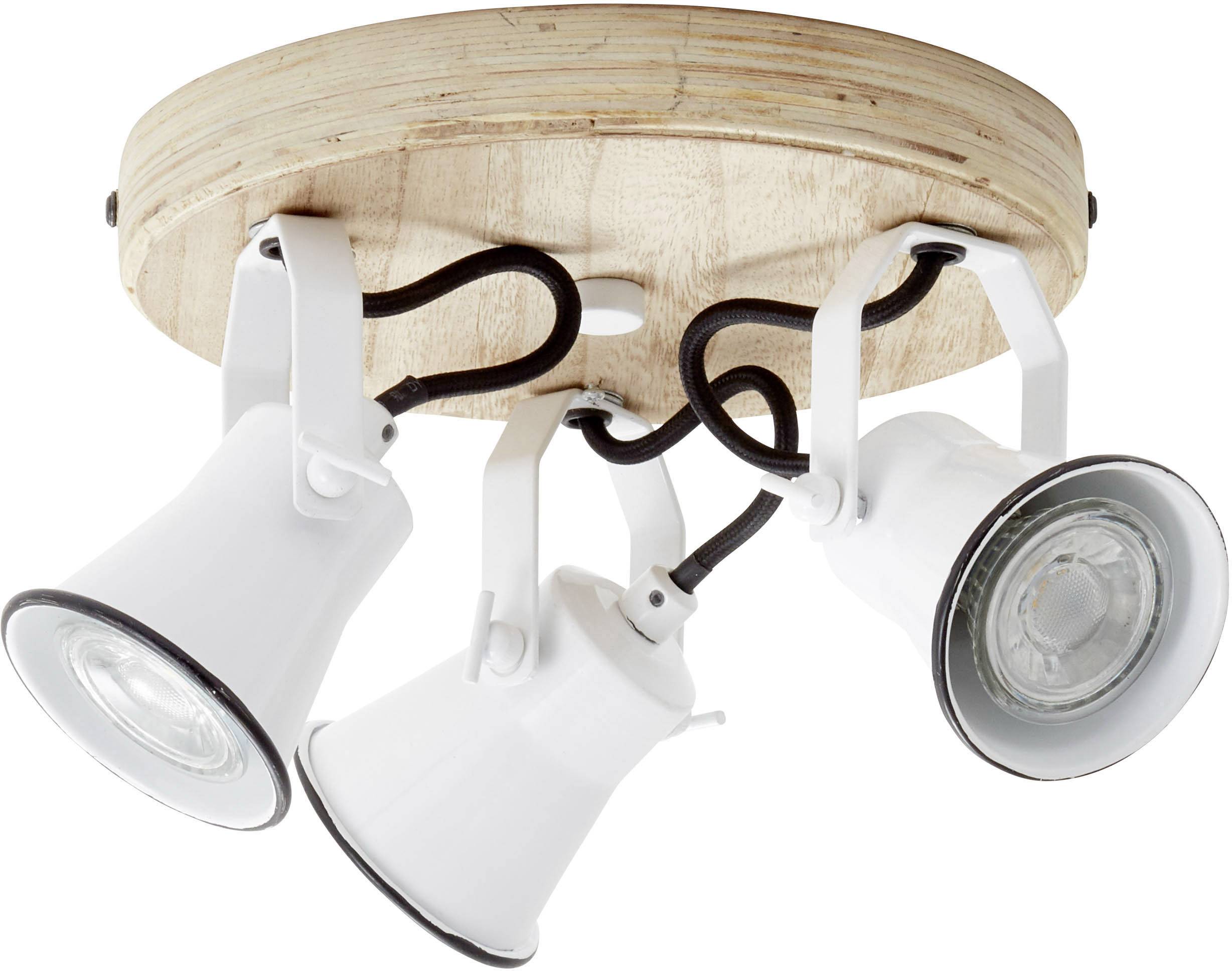 Brilliant Seed 82234/05 Deckenstrahler LED GU10 15 W Weiß, Holz (hell)