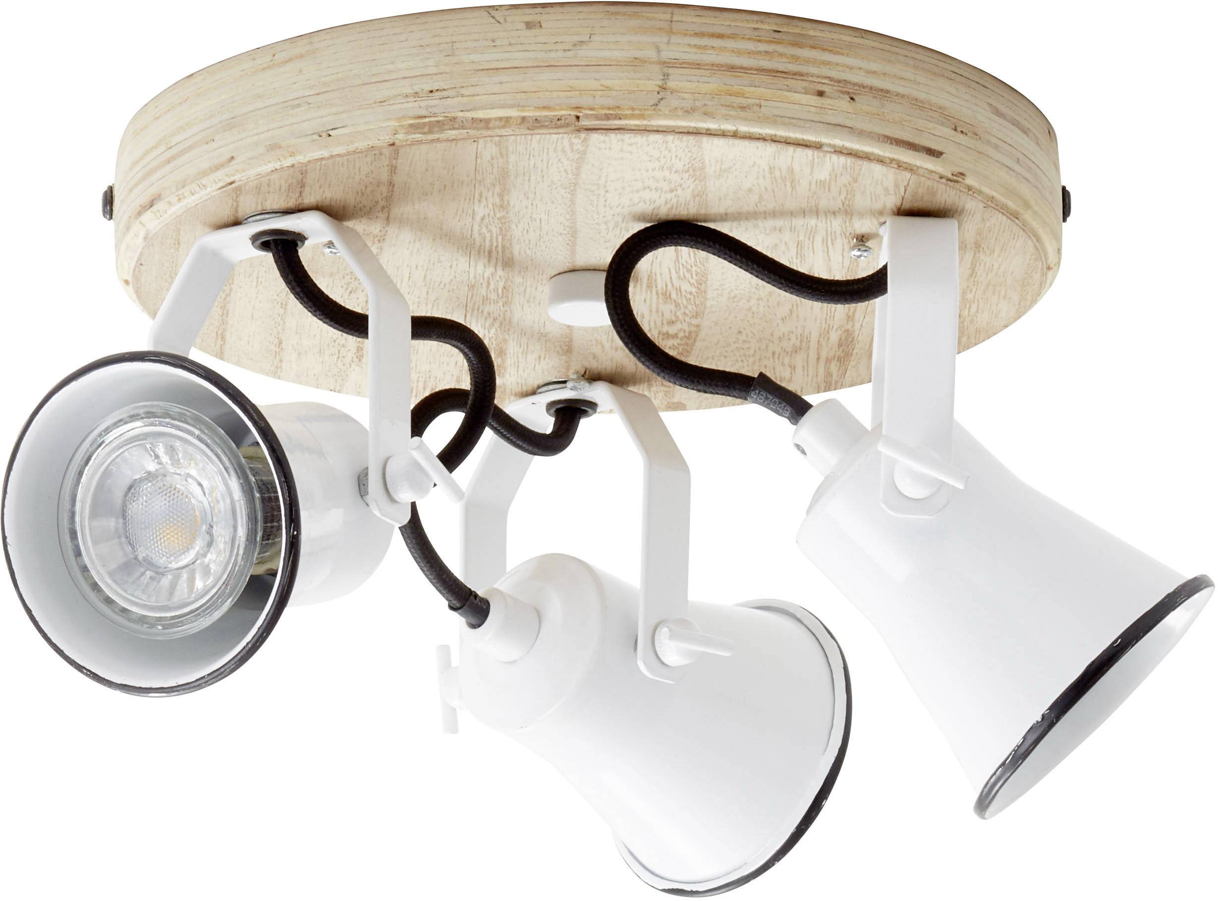 Brilliant Seed 82234/05 Deckenstrahler LED GU10 15 W Weiß, Holz (hell)