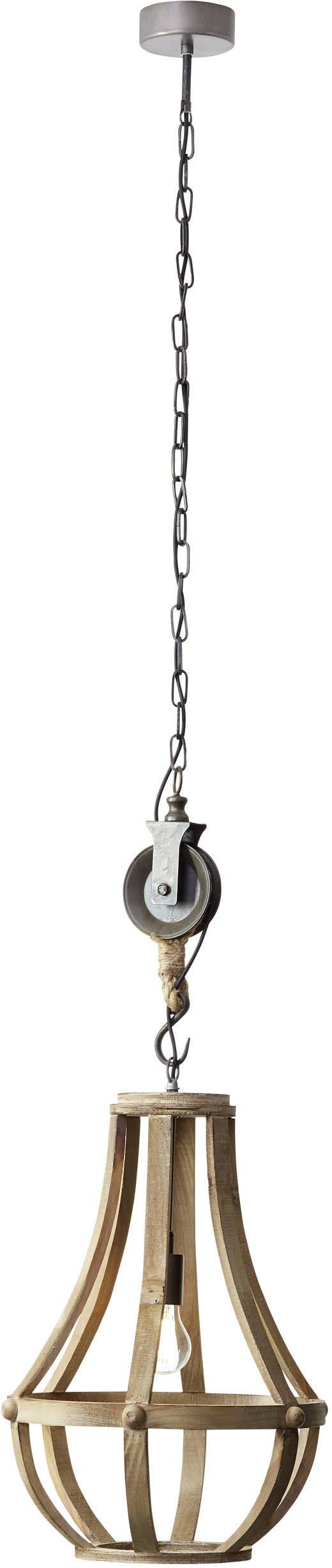 Brilliant Church 93399/45 Pendelleuchte LED E27 60W Holz (hell)