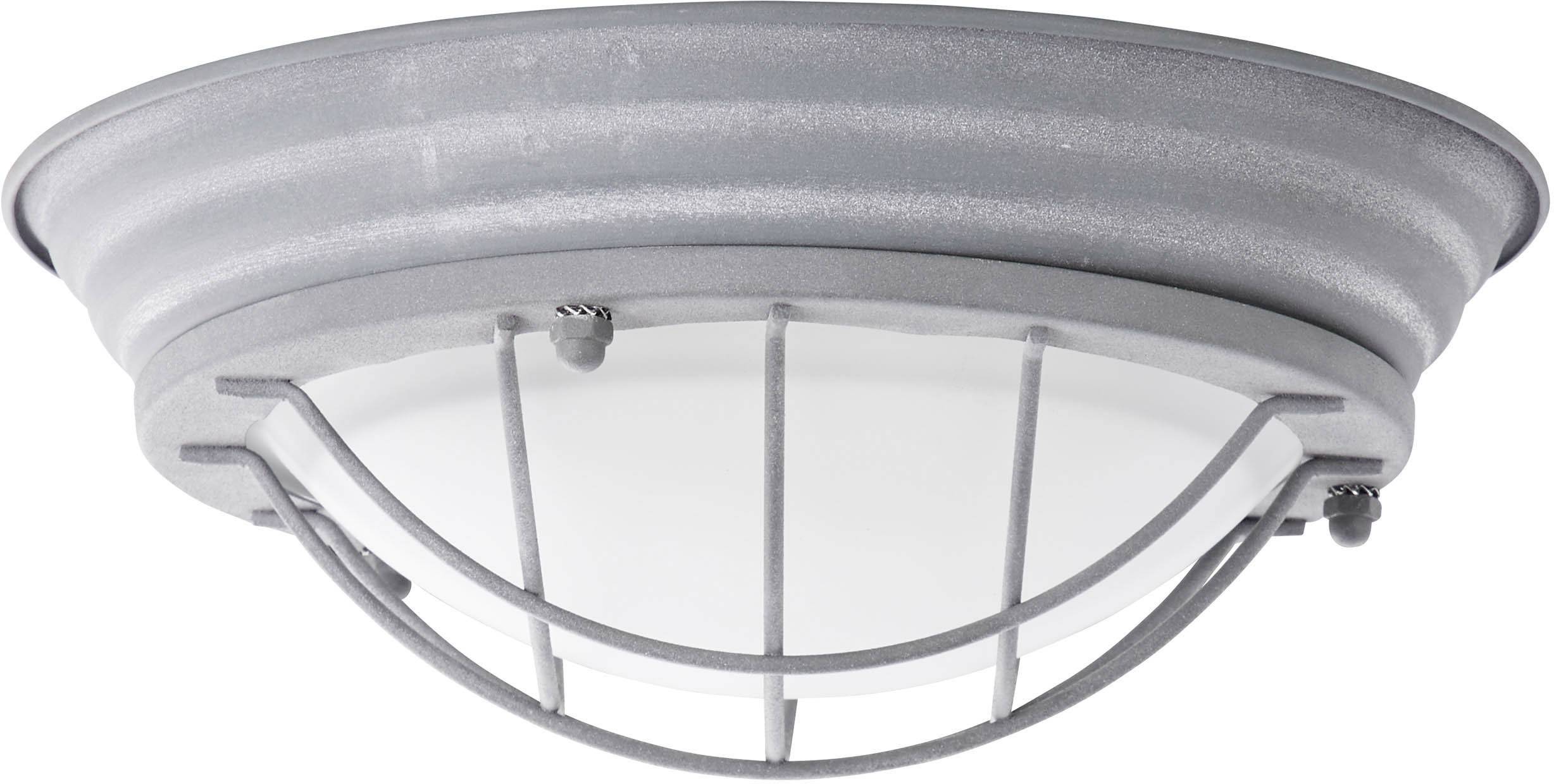 Brilliant 94491/70 Typhoon Deckenleuchte LED E27 30W Beton-Grau, Weiß