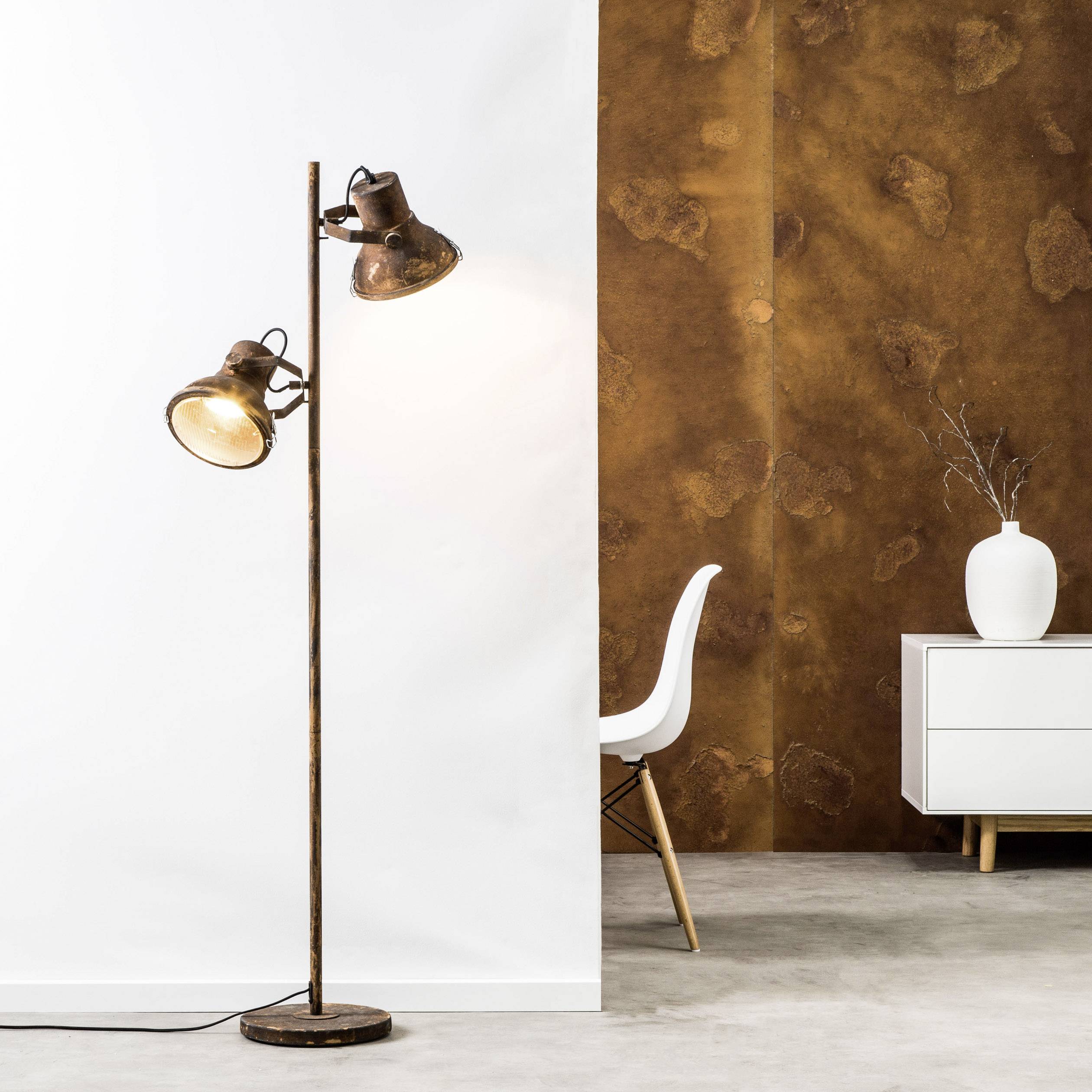 Brilliant Frodo 98943/60 Stehlampe LED E27 120 W Rost